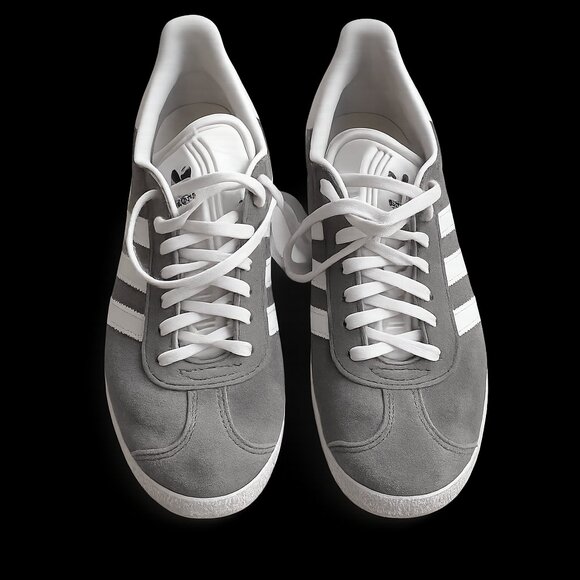 adidas Shoes - adidas Women's Gray and White Gazelle Sneakers